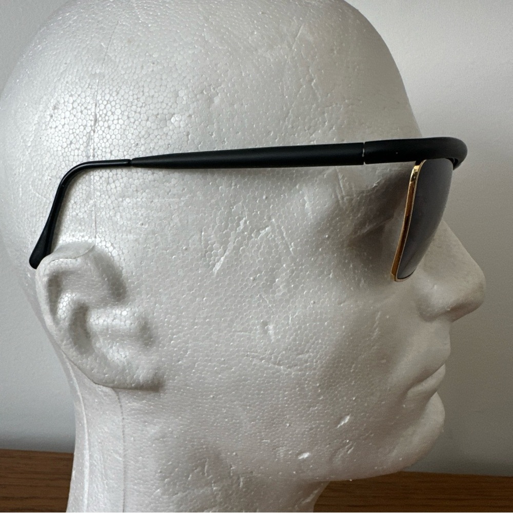 GIANFRANCO FERRE GFF 32 582 Sunglasses ALUTANIUM Blk Gold Rare VINTAGE 80s Italy - Picture 15 of 16